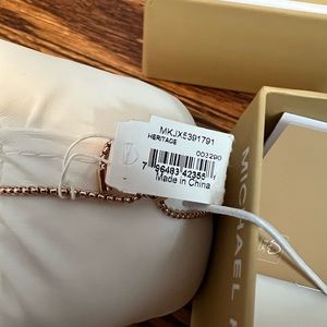 Michael Kors Rose Gold-Tone Bracelet for Women, Brand New with Tags
